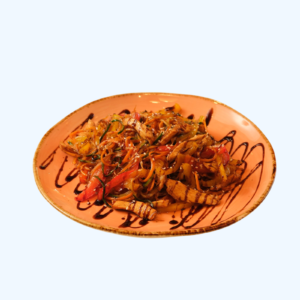 Funchoza with chicken breast
